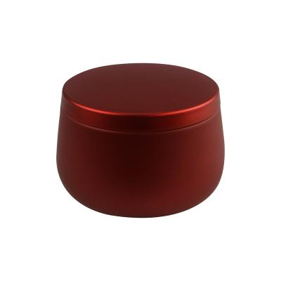 China Hotsale Recycled Materials 8 Ounces Tin Belly Red Color Sliding Lid Tin Can For Packaging for sale