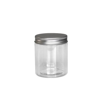 China Wholesale Empty Clear Plastic Food Pet Nail Powder Bottle 250ml Diameter 68mm YM68250 for sale