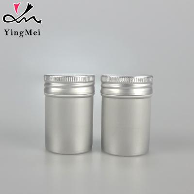 China Factory Wholesale Materials 50g 50ml Mini Unguent Cooling Oil Green Empty Balm Recycled Hexagonal Glass Jar With Aluminum Screw Lid for sale