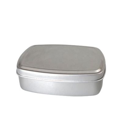 China Recyclable Wholesale Custom Printed Aluminum Metal Rectangle Jars For Food Package for sale