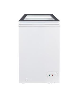 China High Quality Hotel Display Fridge Showcase Two In One Chest Freezer With Glass for sale