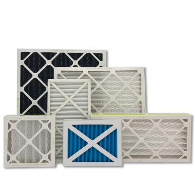 China Fully Fitted 20x20x1 MERV 13 HVAC Air Filters Furnace Filter For Air Conditioning for sale