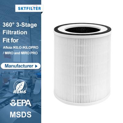 China True Hotel Afloia H13 HEPA Filter Air Purifier Parts Compatible With MIRO MIRO KILO PRO Air Purifiers for sale