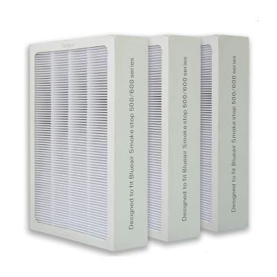 China High Permeability H13 Genuine Hepa Filter For Blueair 500 600 Series Smokestop Filter Air Purifier for sale