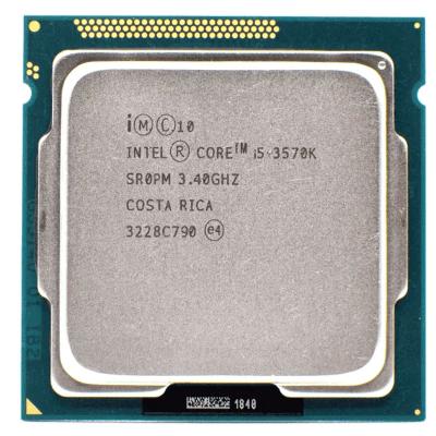 China Desktop Intel Core I5-3570K CPU Desktop Processor LGA 1155 Socket 3.4GHz 22 Nanometer Products Cache Main Place Stock Ready 100% test OK for sale