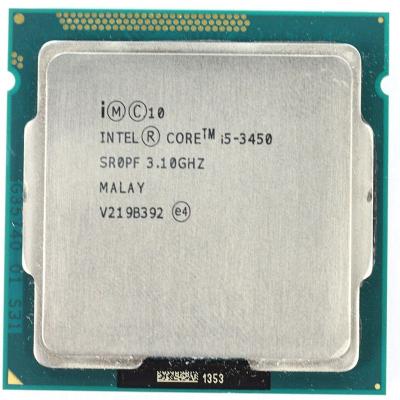 China Desktop Intel Core I5-3450 CPU Desktop Processor LGA 1155 Socket 3.1GHz 22 Nanometer Products Cache Main Place Stock Ready 100% test OK for sale