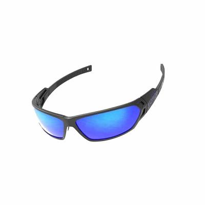 China Flexible HD Polarized Unisex Sunglasses Q11BK-BR-Matt Black Blue For Running for sale