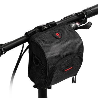 China Black Waterproof Bike Multifunctional Accessories Rhinowalk Bag Handlebar Bag Bicycle Handlebar Bag for sale