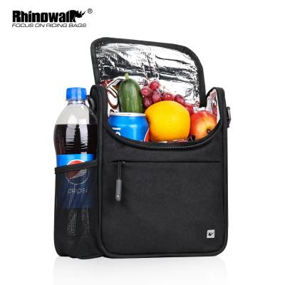 China Bike Handlebar Phone Bag Rhinowalk Handlebar Bag Bike Waterproof Bicycle Cooler Lunch Top Front Bag With Aluminum EPE Foam - Rise for sale