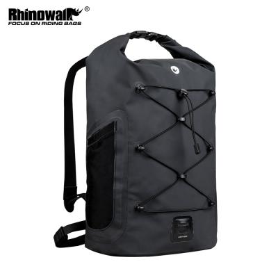 China Durable Water Resistant Travel Hiking Daypack Factory Rhinowalk Rolltop Heavy Duty Closure Backpack Bag Direct Waterproof Premium Waterproof Dry Bag Backpack for sale