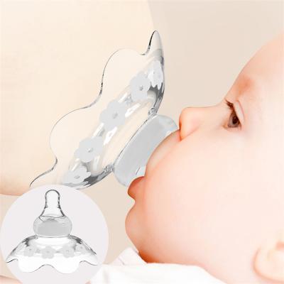 Cina BPA Free Eco-Friendly Soft Silicone Mother Feeding Nipple Shield Breastfeeding Shield Nipple Protective Cover For Mom in vendita