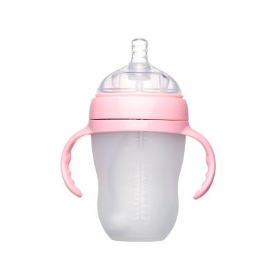 Cina BPA Free Custom Design Baby Bottle Professional Silicone , New Bpa Free Silicone Feeding Bottle in vendita