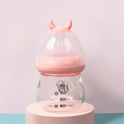 China BPA Free New Custom Made Water Bottle Feeder Baby Babi Product Baby Glass Bottle Milk for sale