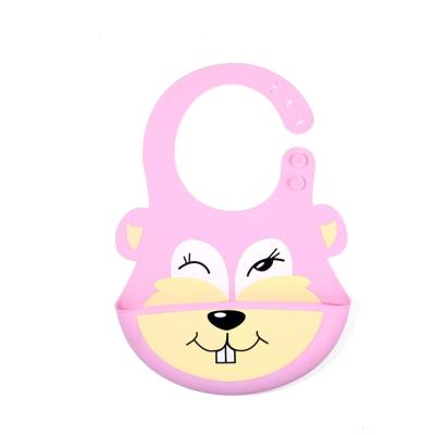 China Antibacterial Baby Bibs Silicone BPA Free Organic Baby Bibs Waterproof Baby Silicone Bib Animal for sale