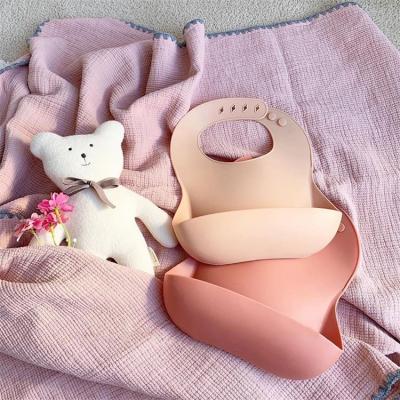 China Antibacterial Custom Baby Bib Cute Design Infant Silicon Soft Bibs For Feeding for sale