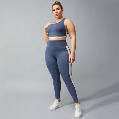 China Ptsports Breathable 2022 Wholesale Gym Fitness Wear Yoga Fitness Suit Woman Sports Running Slim Clothes Plus Size Yoga Sets for sale