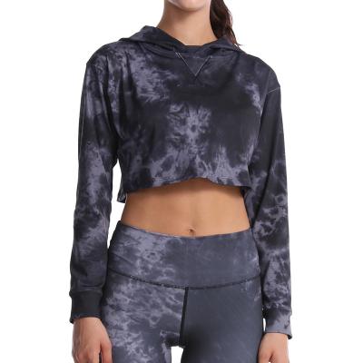 China Wholesales Breathable Gently Relieve Running Link Quick Dry Brushed Grown Dye Legging And Sweatshirt Set for sale