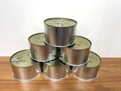 China Large Size Food Tin Can With Metal Tinplate Material Easy Open Lids for sale