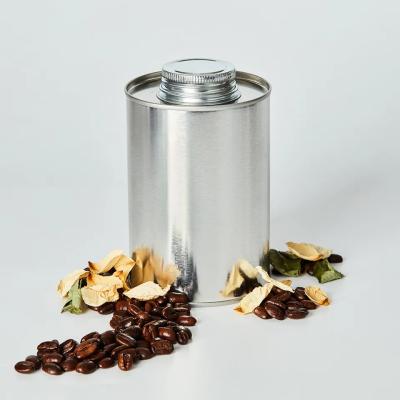 China Polished Lid Coffee Tin Cans For Durable Storage Easy Open Lid Round Metal Tin Coffee Packing Te koop