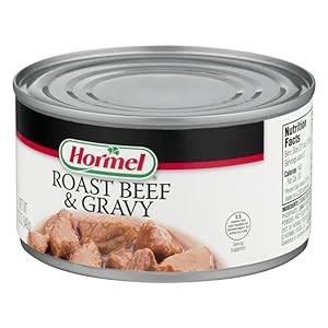 China Lata vazia Hormel Roast Beef & Gravy, 12 onças de latas de carne de vaca totalmente cozida Gravy totalmente cozida para a sua conveniência à venda