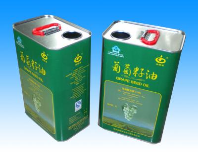 Cina Il secchio dell'olio da cucina di 4 colori 4 litri ha stampato Tin Containers in vendita