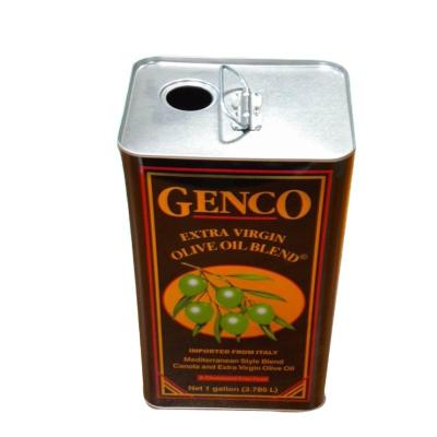 Cina colore d'annata 0.25mm Tin Cans d'imballaggio di 4L Olive Oil Tins 4 in vendita