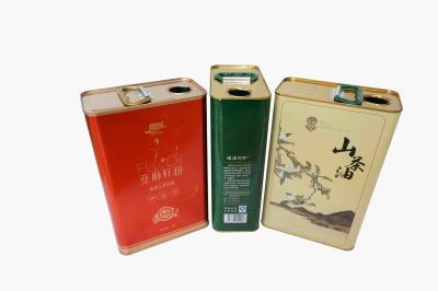 China 1.5L Olive Oil Tin Cans Food Grade ISO9001 Printed Tin Containers for sale