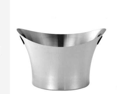 Chine Seau à glace d'acier inoxydable Champagne Bucket Single Layer Wine d'ODM à vendre