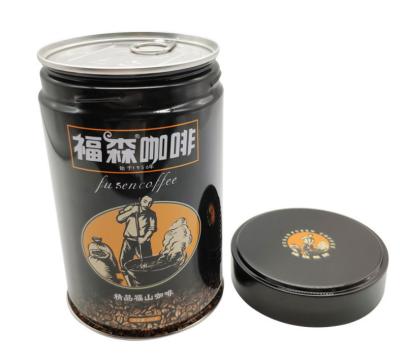 China Manufacture Custom Empty Metal Can Printing Tin Coffee Can Custom Design Friendly Coffee Storage Tin for sale