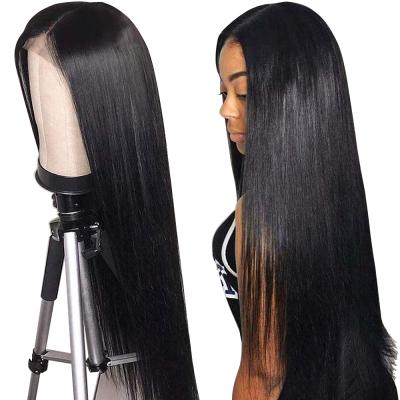 China 2021 High Quality 100% Human Hair Lace Front Wigs 100% Straight Hair Real Braided Women Wigs Natural Virgin Hair Bundles Ladies Wigs for sale