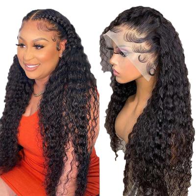 China Wholesale Hd Cheap Silky Straight Wave Wig Front Lace Human Hair 10 Inches Deep Wave Brazilian Virgin Hair Custom Design Closure Wig For Black Women for sale