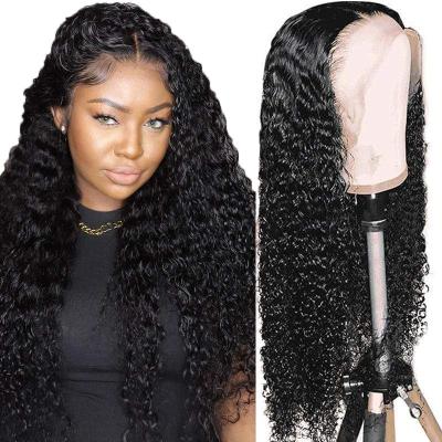 China Silky Straight Wave Wigs Cuticle Aligned Cheap Full Lace Hd Virgin Hair Wig Transparent Brazilian Deep Wave Custom Closure Wig For Black Women for sale