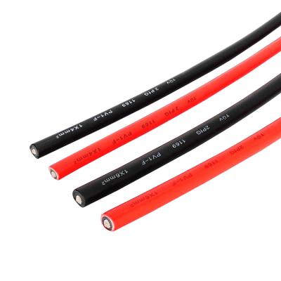 China Solar Building Cable TUV 2 PFG 1169 PV1-F Solar 16mm Red and Black 1*6mm Xlpe 10mm Charger Cable for Photovoltaic Power System for sale