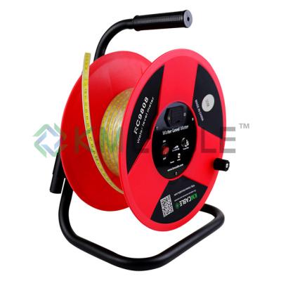 China Measuring depth-to-water in well WLM Shanghai KMCABLE 300M Steel Ruler Tape Immersion Level Meter Water Level Gauge Long Life Water Level Meter for sale