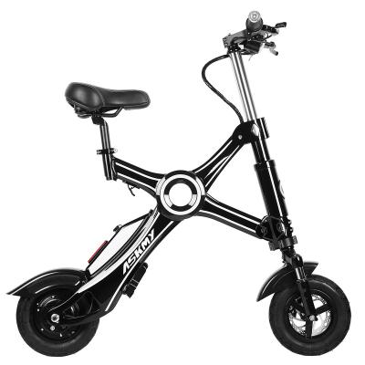 China Aluminum Alloy ASKMY X1 NEW 250W 10 Inch Fat Tire Electric Folding Bike 36V Lithium Battery Electric Bicycle Factory Stock Wholesale for sale