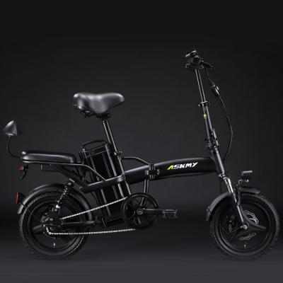 China ASKMY Steel Manufacturer 350W Folding Cheap Bicycle Electric Bike For Adult Bike Electric Bicycle for sale