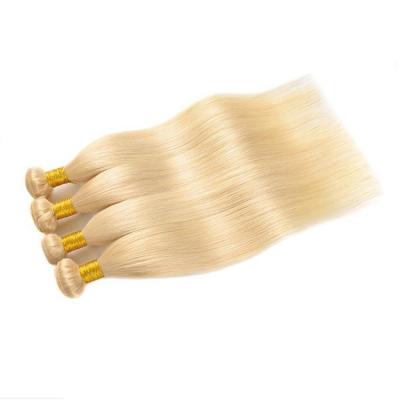 China Wholesale High Quality Silky Straight Wave Blonde 10A 613 Virgin Hair Bundles Virgin Cuticle Aligned Mink Brazilian Hair Bundles for sale