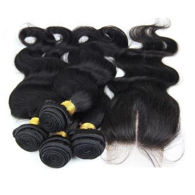 China Wholesale Raw Silky Straight Wave Virgin Hair Unprocessed , Good Quality Natural Color Cuticle Aligned Brazilian Virgin Hair Bundles for sale