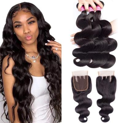 China Free Sample Body Wave Raw Virgin Hair Bundle Cuticle Aligned Hair, Hair Weave Bundle, Wholesale 10A Mink Virgin Brazilian Hair Vendor for sale