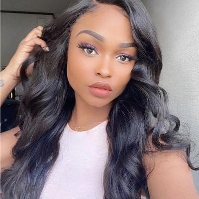 China Body Wave Lace Front Human Hair Wigs For Women Pre Plucked Hairline 180% Density Brazilian Lace Front Body Wave Wigs for sale