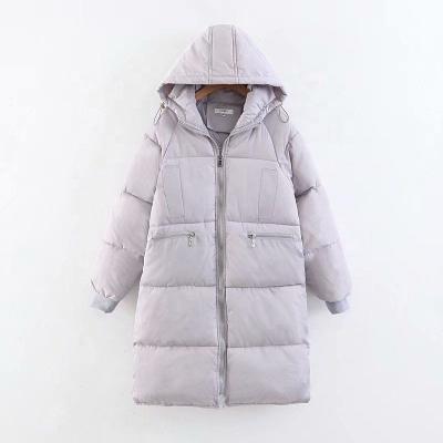 China Viable Pinghu FASHION 2020 Chinese Manufacturer Stock Wholesale Winter Fashion Warm Loose Hooded Padded Jacket For Women for sale