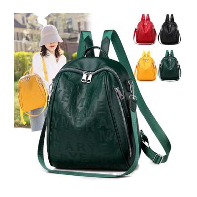 China 2021 Hot Sales Anti-theft Women Trend PU Leather Backpack Leisure Travel Shoulder Bag Package School Backpack For Girls for sale