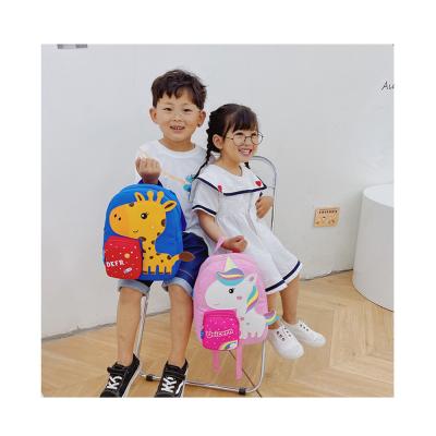 China 2021 New Kindergarten Waterproof Children Bookbag Cute Cartoon Children School Bags School Fashion Baby Backpack for sale