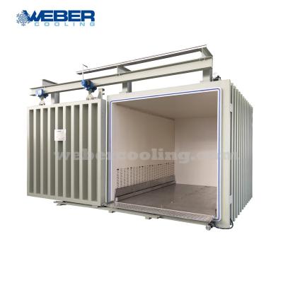 China Vegetable Cooling And Preserving Solar Power Sliding Door Vegetables Vacuum Cooler For Lettuce / Herbs / Broccoli Farms for sale