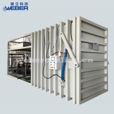 China Vegetable Cooling And Preserve Hydraulic Door 4 Vanes Scatter / Vacuum Vegetable Coolers With CE For Farms for sale