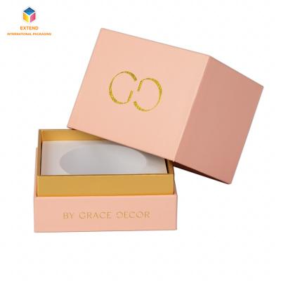 China Recyclable eco friendly luxury tealight candle jars with lid and gift box packaging paper cylinder candle tube box with insert for sale