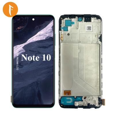 China TFT/OLED Mobile Phone LCD Touch Screen With Frame De Pantalla Note 10 4g/Note 10s 4g For Xiaomi Redmi for sale