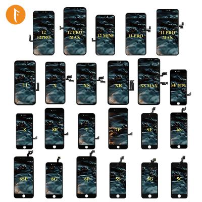 China TFT/OLED For Iphone X 8 7 6s Pro Max Xs Xr LCD 12 11 6 Plus Display Touch Screen Mobile Phone LCD Screen for sale