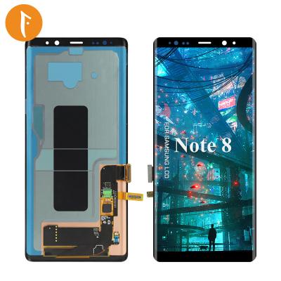 China New Arrivals SUPER AMOLED Mobile Phone LCD Screen For Samsung Note 8 LCD Display For Samsung Parts Original for sale