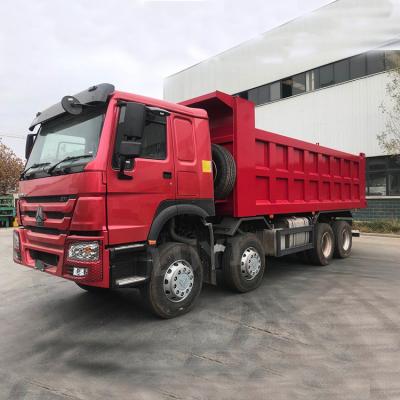 China SINOTRUK HOWO 371hp 40 ton 12 wheeler 8x4 dump truck price for sale > 8L for sale